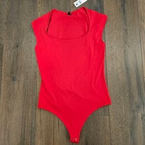 NWT Express Body Contouring Red Bodysuit - SIZE M